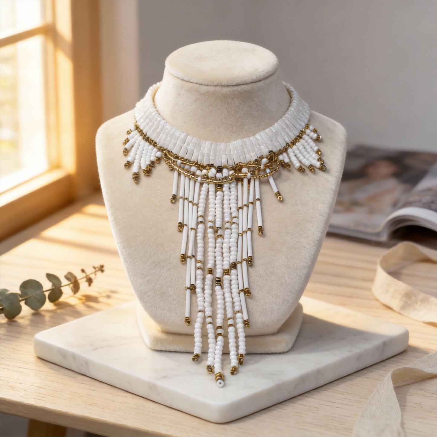 Ivory Cascade Necklace