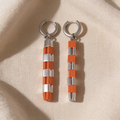 Ember Line Drop Earrings