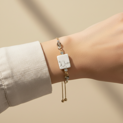 Howlite Glow Bracelet