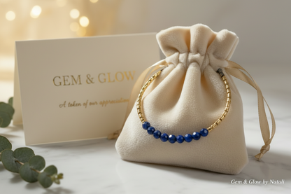 Lapis Glow Bracelet Gem N Glow by Natali
