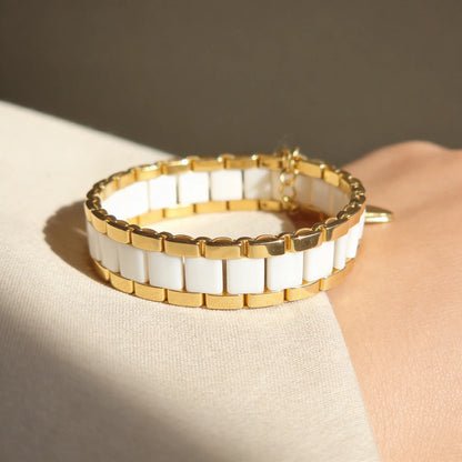 Ivory Pulse Bracelet - Gemnglow
